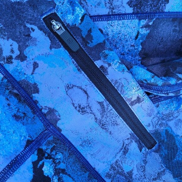 LIKE NEW LULULEMON SPEED UP TIGHT LUXTREME BLUE FLORAL CAMO LEGGINGS 4 - Picture 3 of 7